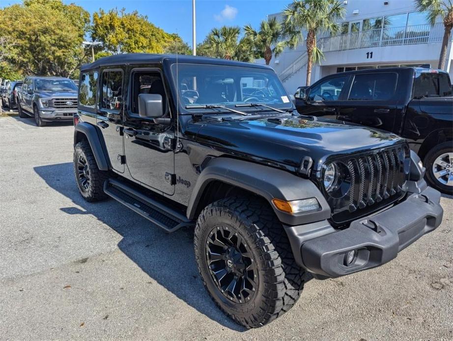 used 2022 Jeep Wrangler Unlimited car, priced at $36,298