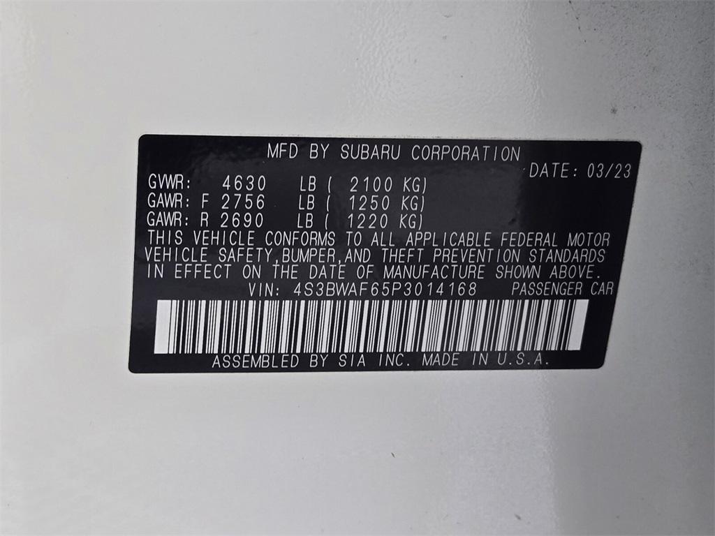 used 2023 Subaru Legacy car, priced at $23,488