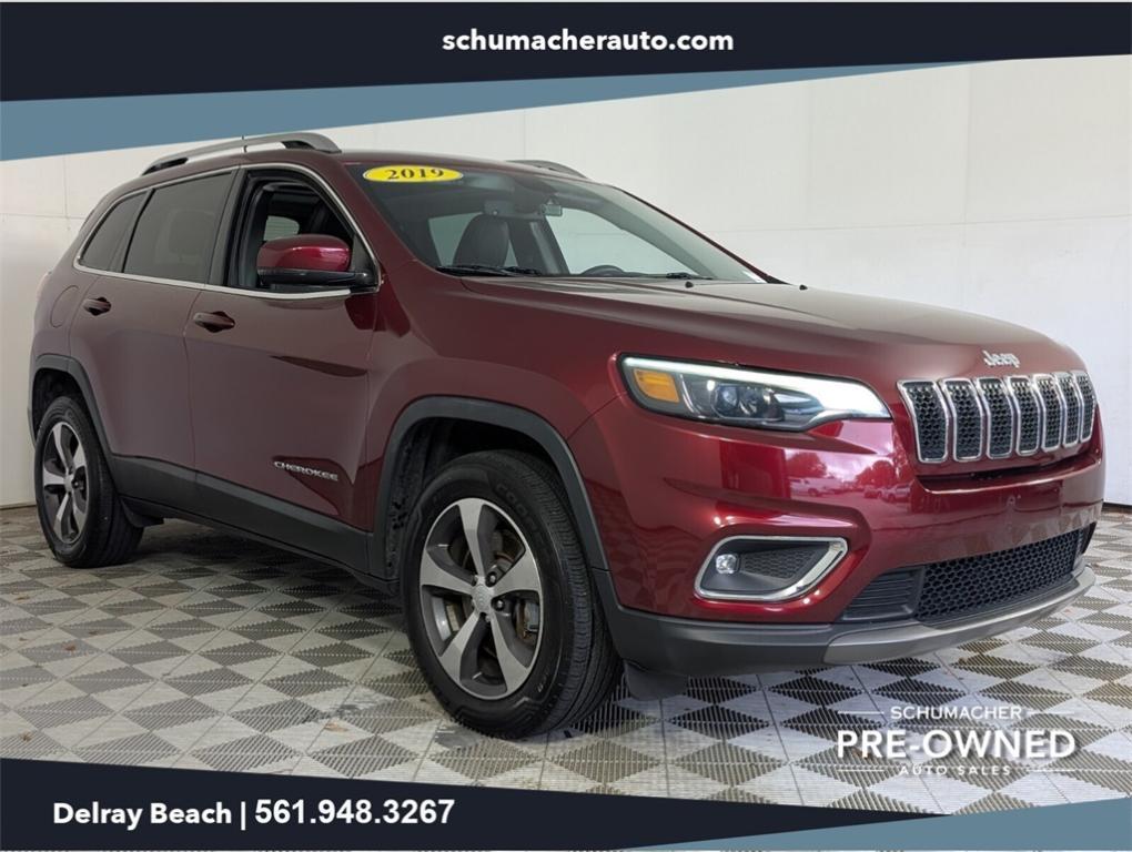 used 2019 Jeep Cherokee car, priced at $18,998