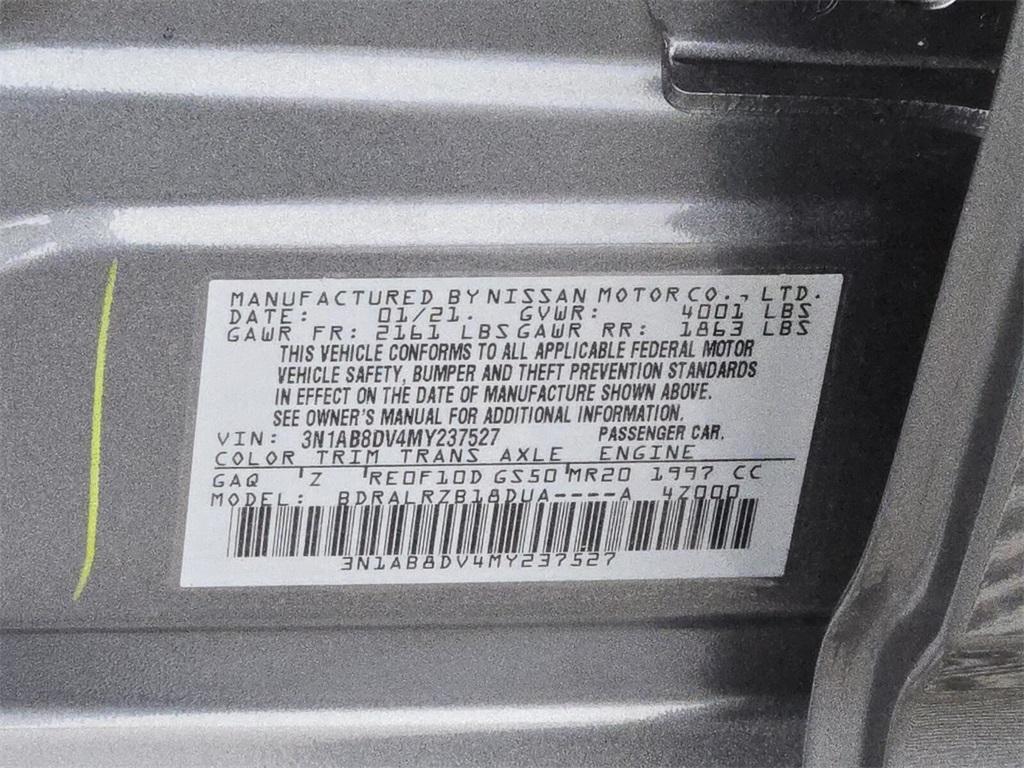 used 2021 Nissan Sentra car, priced at $14,998