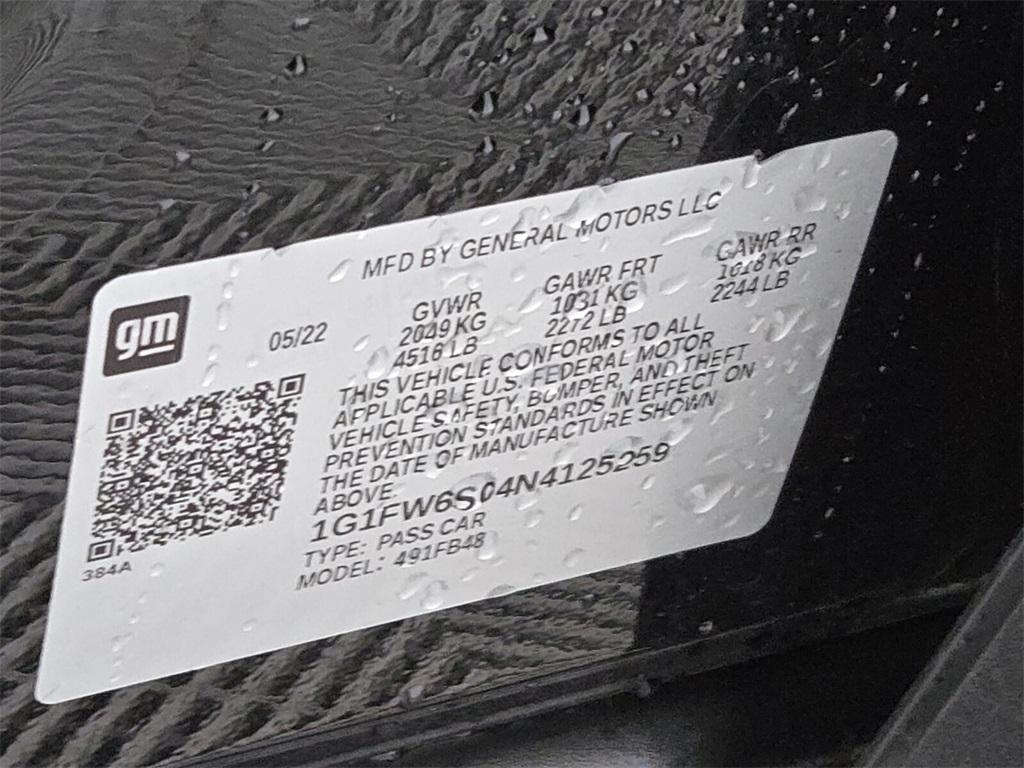 used 2022 Chevrolet Bolt EV car, priced at $15,498