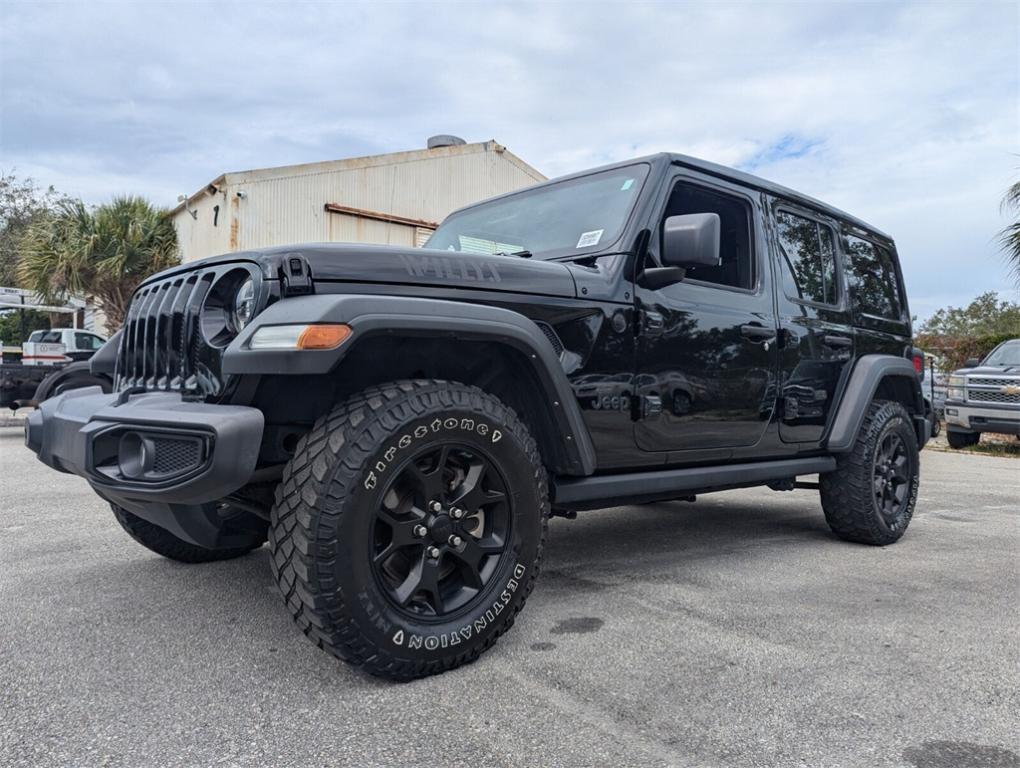 used 2021 Jeep Wrangler Unlimited car, priced at $36,698