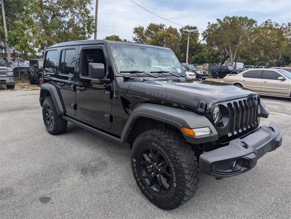 used 2021 Jeep Wrangler Unlimited car, priced at $36,698