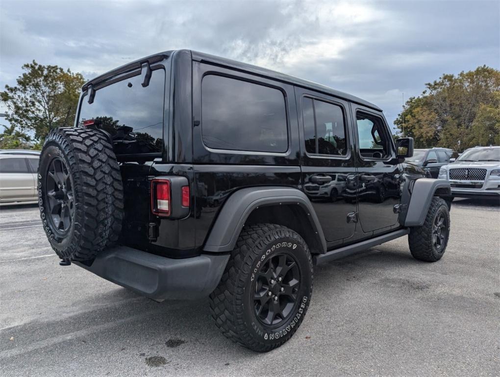 used 2021 Jeep Wrangler Unlimited car, priced at $36,698