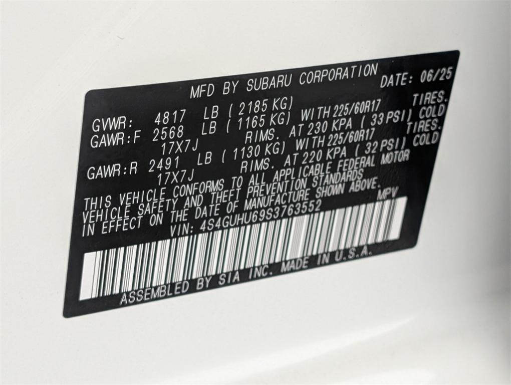 new 2025 Subaru Crosstrek car, priced at $38,029