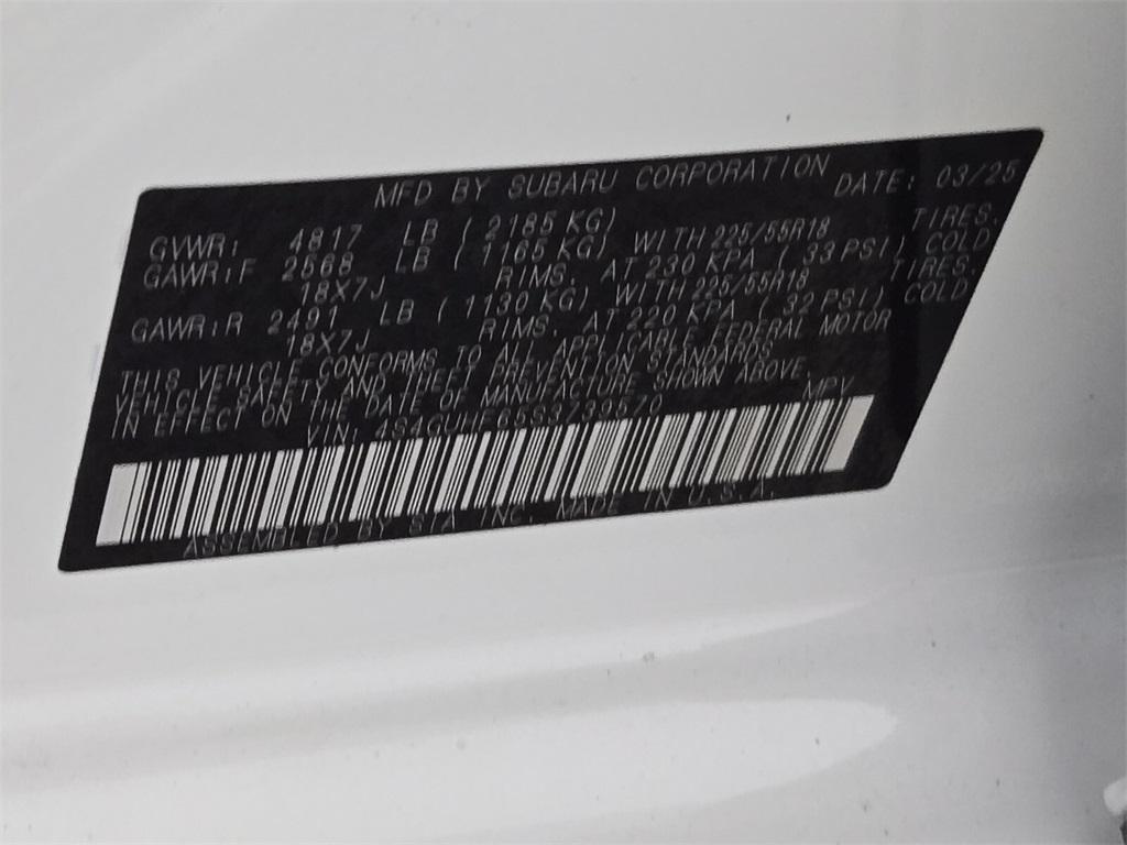 new 2025 Subaru Crosstrek car, priced at $33,860
