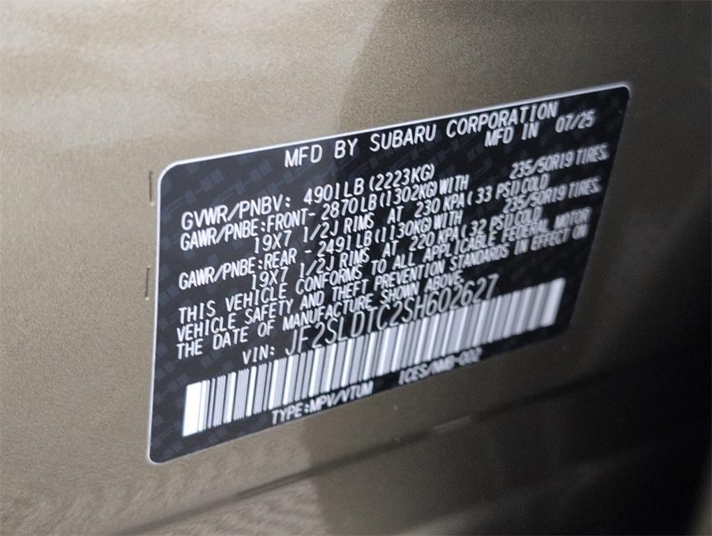 new 2025 Subaru Forester car, priced at $44,982