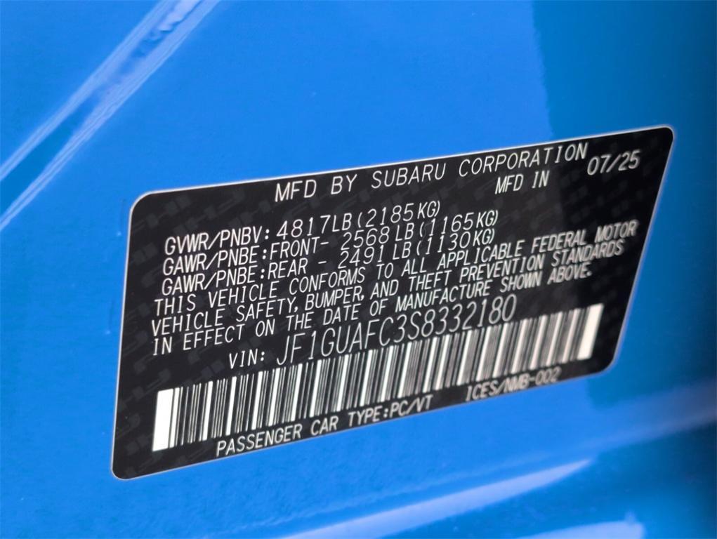 new 2025 Subaru Impreza car, priced at $28,698