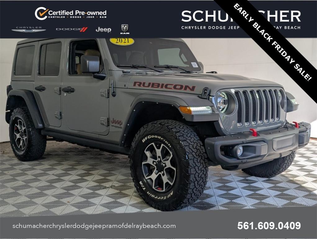 used 2021 Jeep Wrangler Unlimited car, priced at $38,488