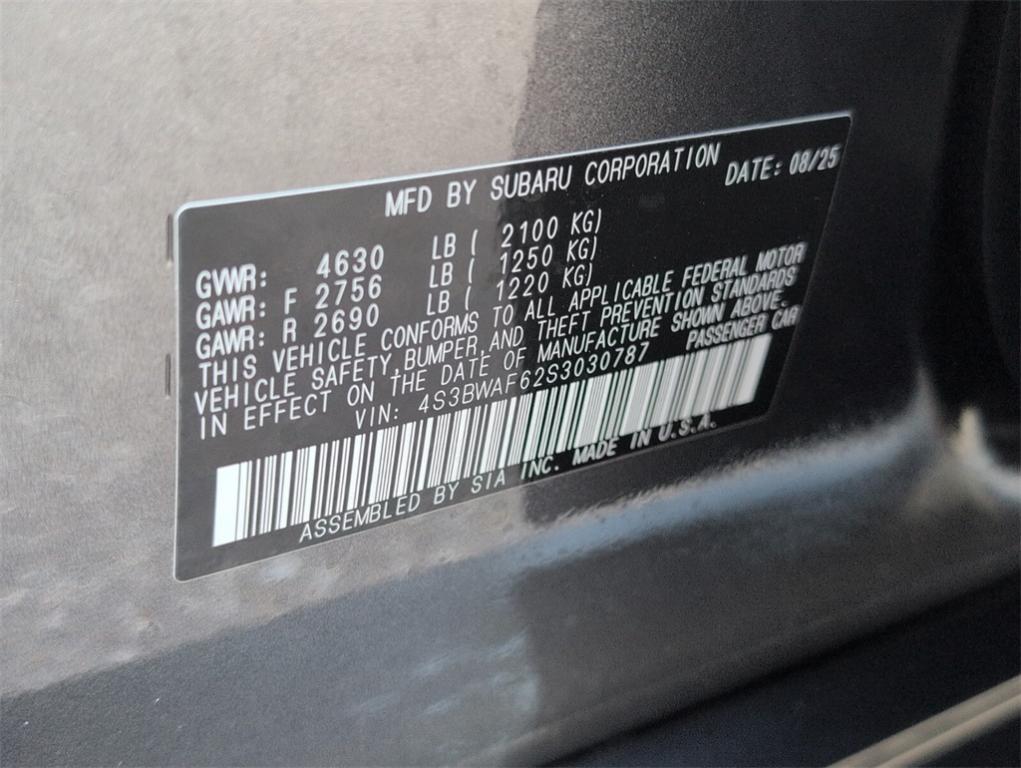 new 2025 Subaru Legacy car, priced at $32,458