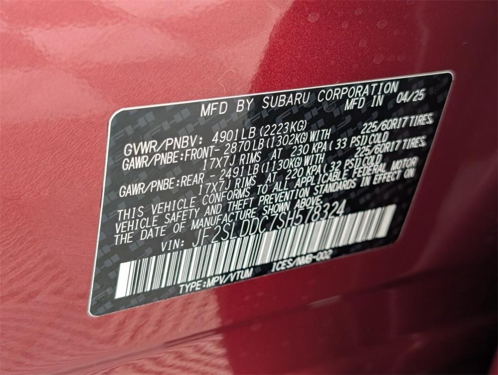 new 2025 Subaru Forester car, priced at $37,016