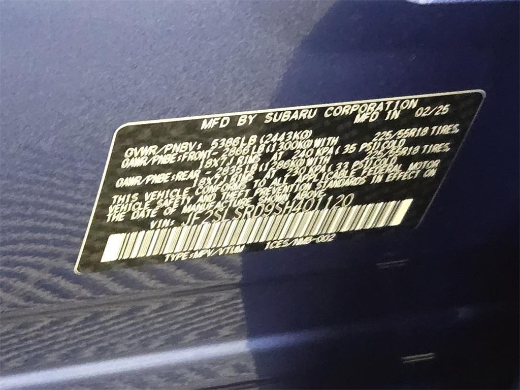 new 2025 Subaru Forester car, priced at $41,225