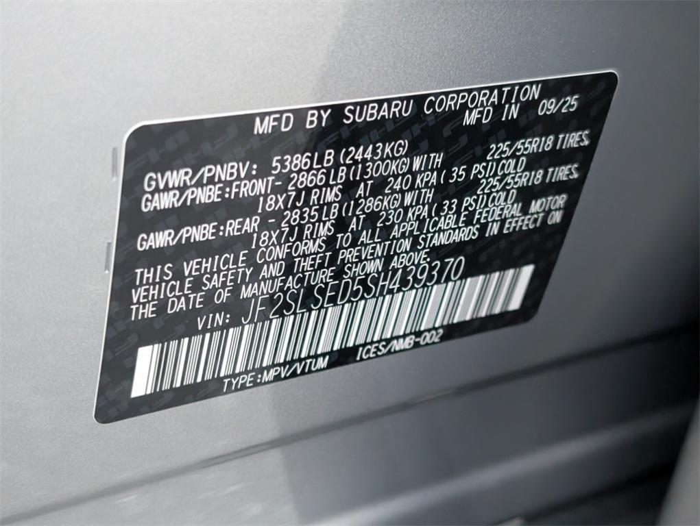 new 2025 Subaru Forester Hybrid car, priced at $38,874