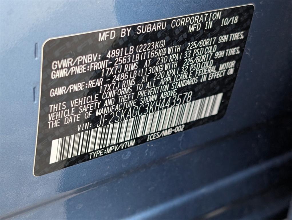 used 2019 Subaru Forester car, priced at $17,888