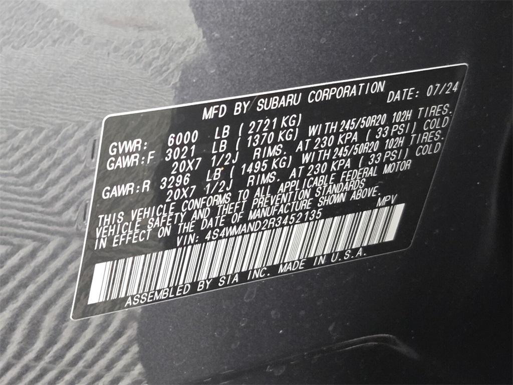 used 2024 Subaru Ascent car, priced at $37,478