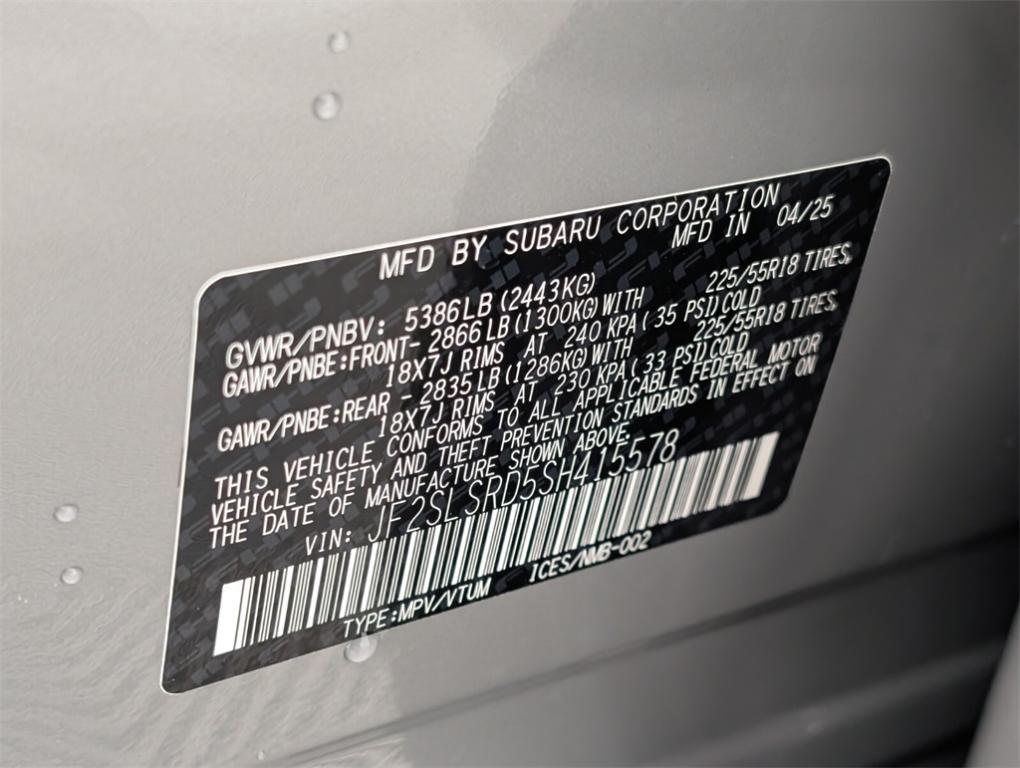 new 2025 Subaru Forester Hybrid car, priced at $43,966