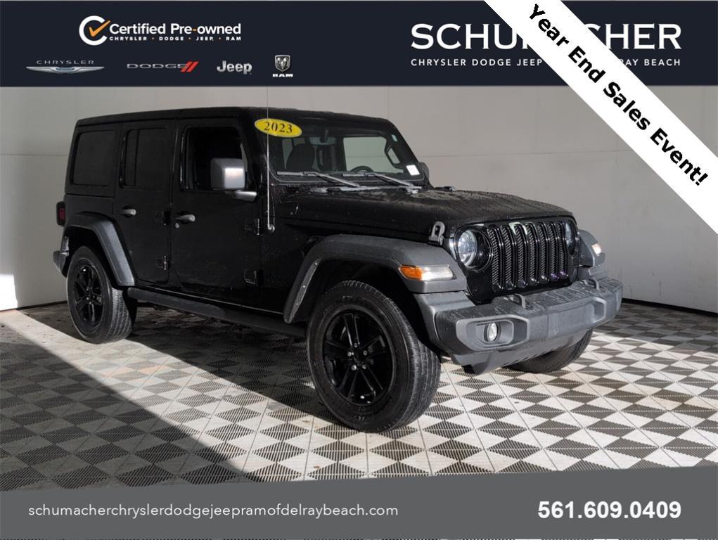 used 2023 Jeep Wrangler car, priced at $32,588