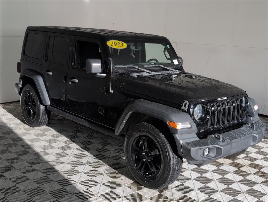 used 2023 Jeep Wrangler car, priced at $32,588