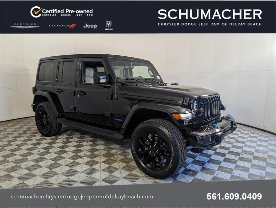 used 2021 Jeep Wrangler Unlimited 4xe car, priced at $44,498