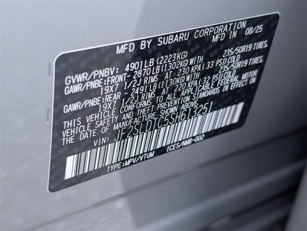 new 2025 Subaru Forester car, priced at $44,745