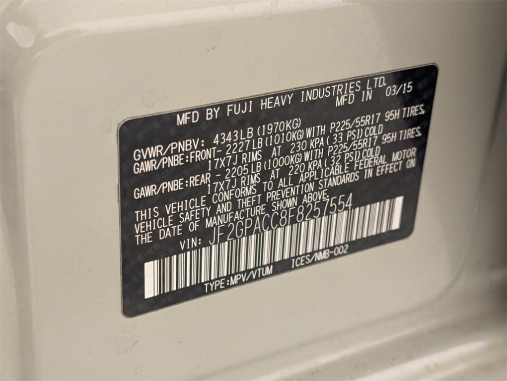 used 2015 Subaru XV Crosstrek car, priced at $12,998