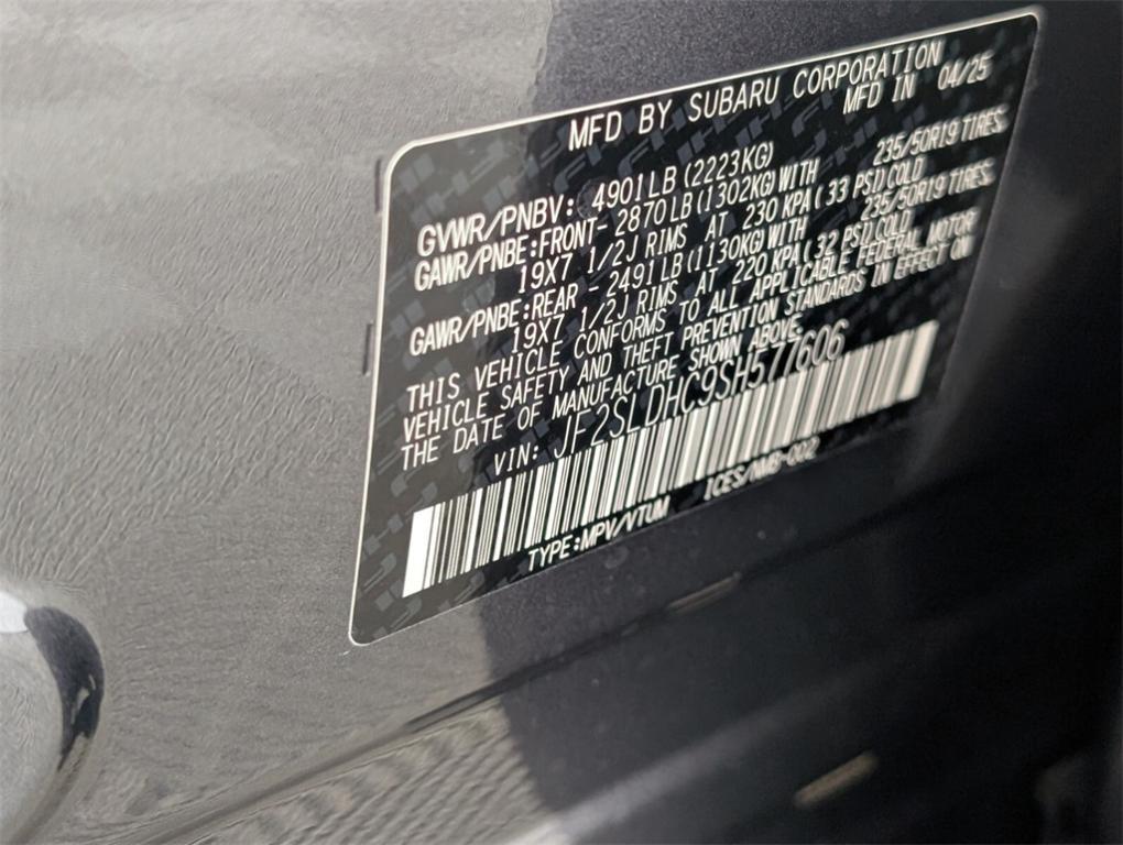 new 2025 Subaru Forester car, priced at $39,190