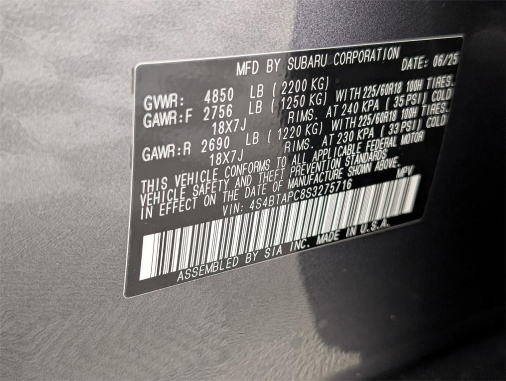 new 2025 Subaru Outback car, priced at $41,434