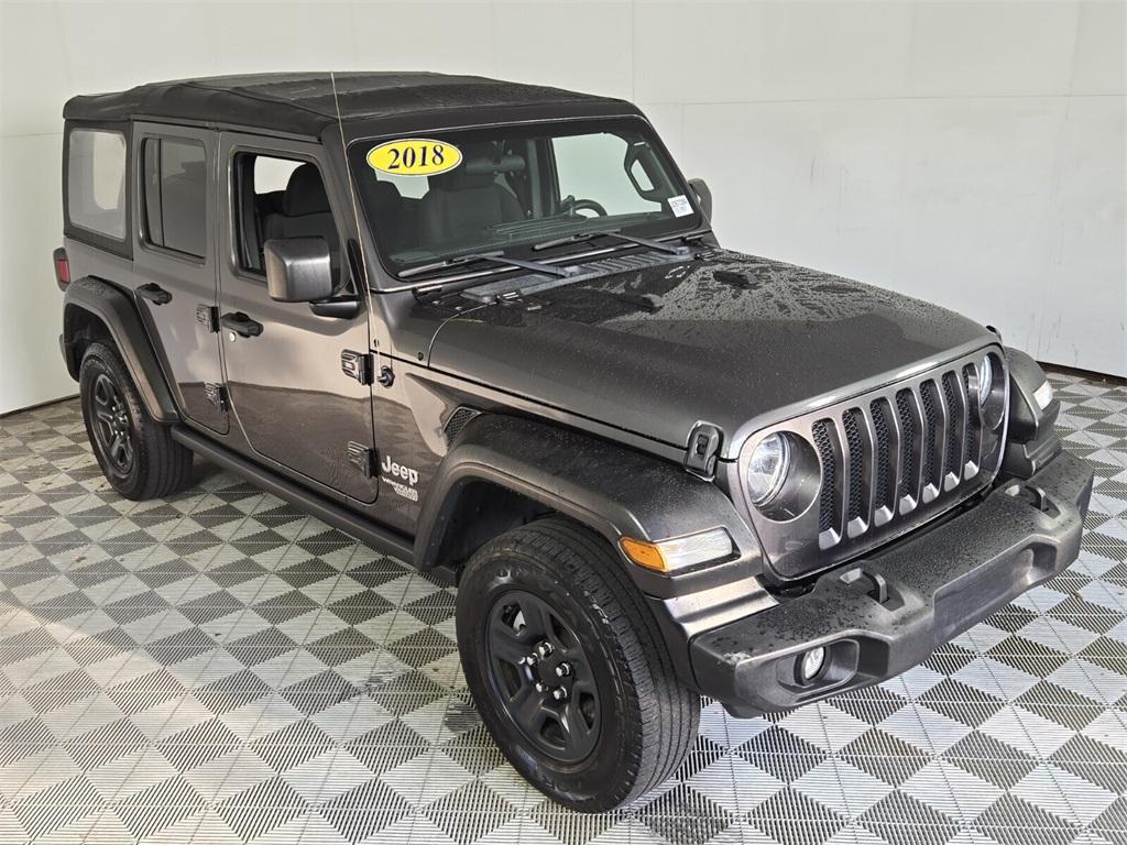 used 2018 Jeep Wrangler Unlimited car, priced at $20,698