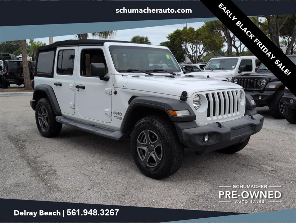 used 2018 Jeep Wrangler Unlimited car, priced at $19,998