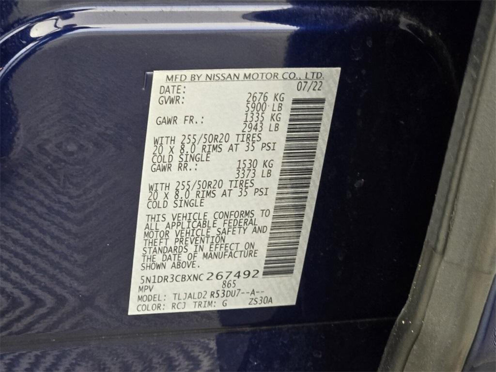 used 2022 Nissan Pathfinder car, priced at $20,998