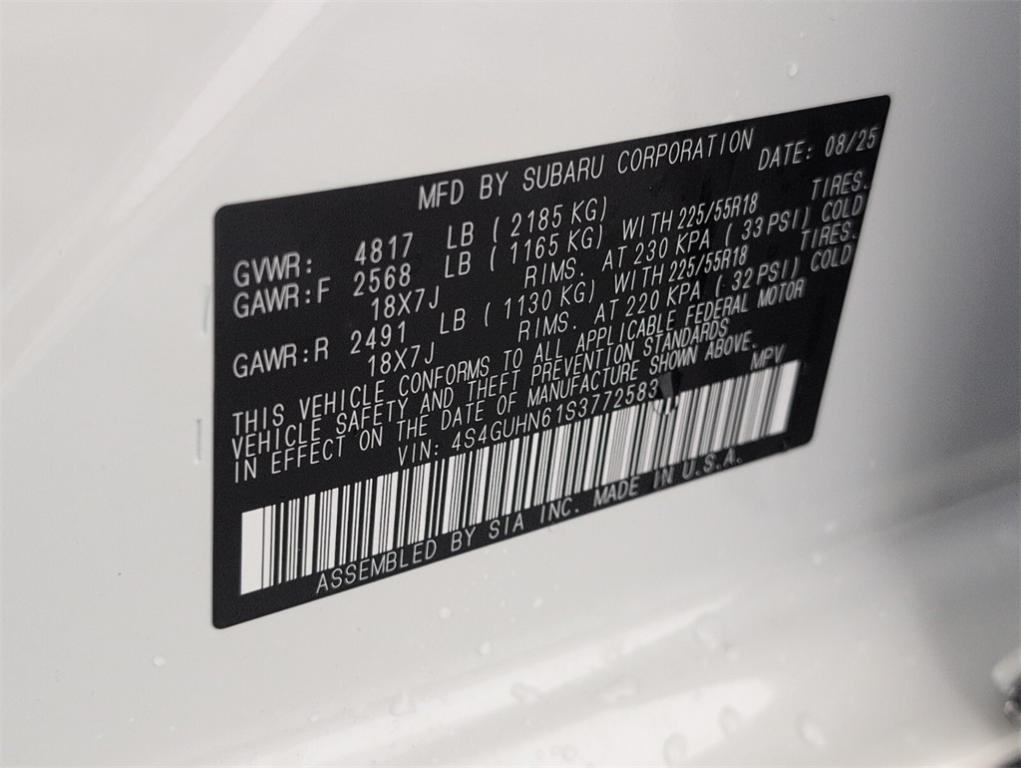 new 2025 Subaru Crosstrek car, priced at $35,183