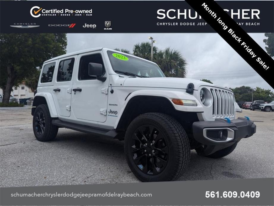 used 2023 Jeep Wrangler 4xe car, priced at $39,888