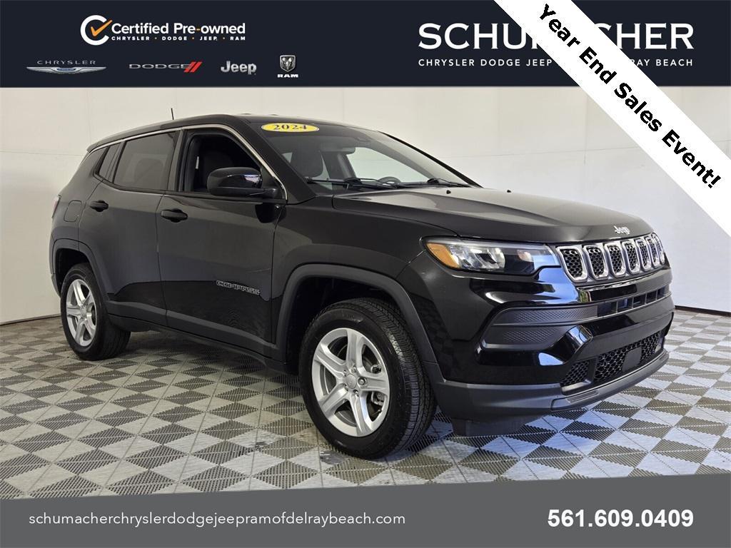 used 2024 Jeep Compass car, priced at $17,988