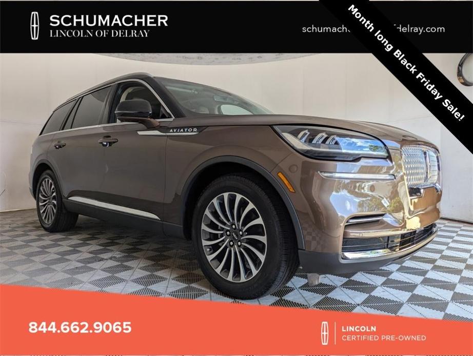 used 2022 Lincoln Aviator car, priced at $45,988