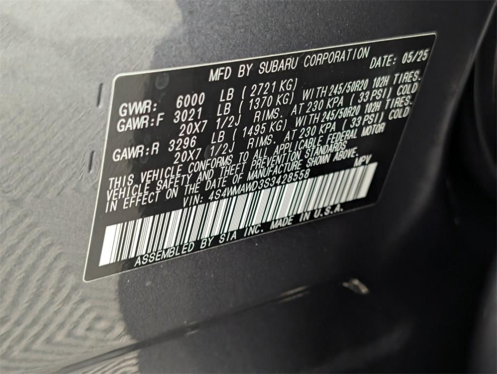 new 2025 Subaru Ascent car