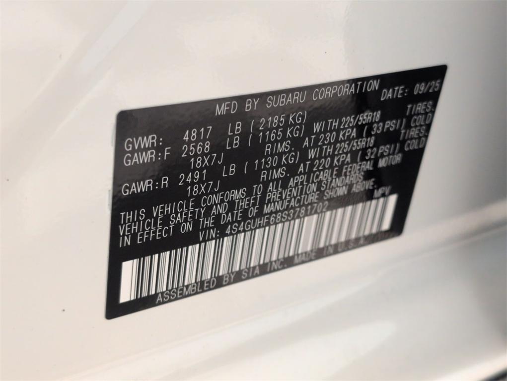 new 2025 Subaru Crosstrek car, priced at $34,263