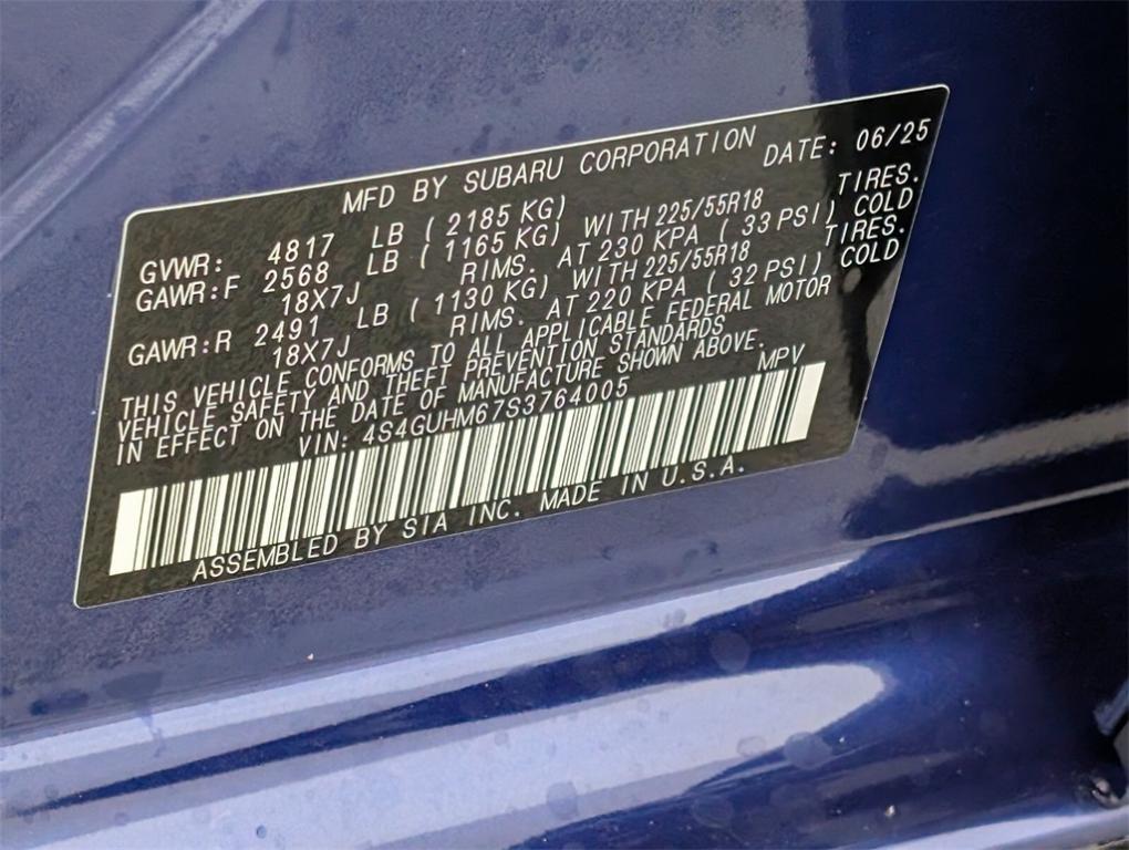 new 2025 Subaru Crosstrek car, priced at $35,908