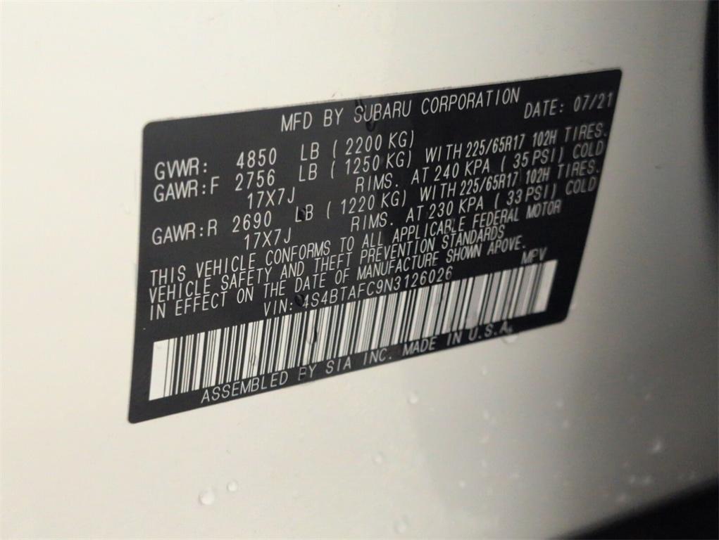 used 2022 Subaru Outback car, priced at $23,878