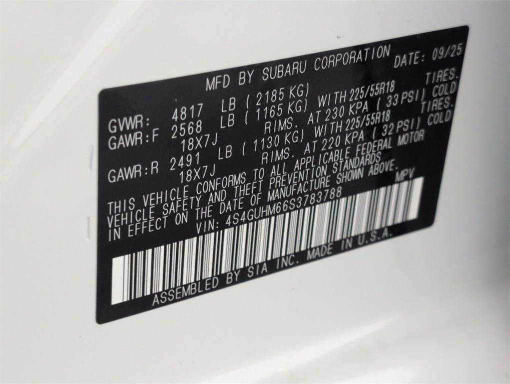 new 2025 Subaru Crosstrek car, priced at $36,858