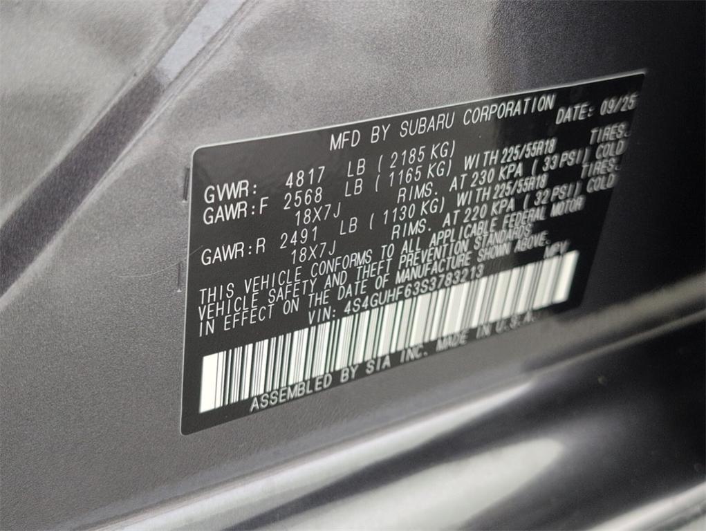new 2025 Subaru Crosstrek car, priced at $34,962