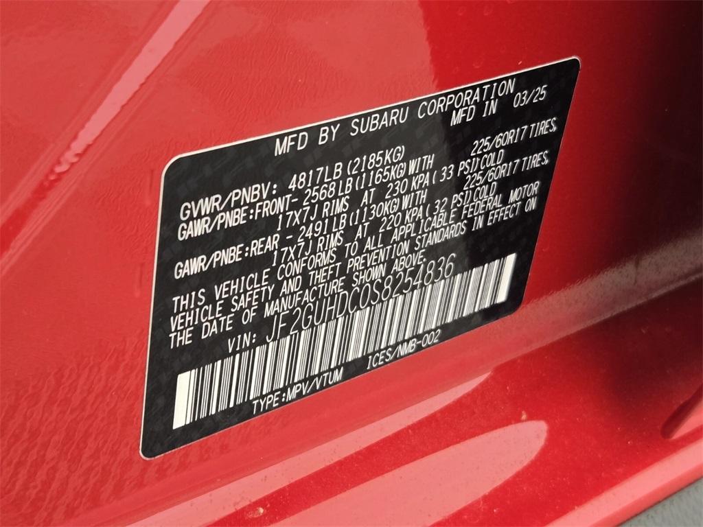 new 2025 Subaru Crosstrek car, priced at $31,573