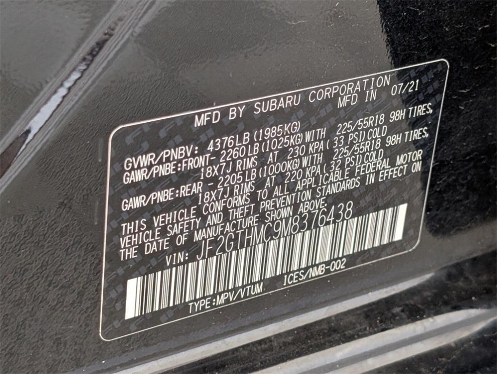 used 2021 Subaru Crosstrek car, priced at $19,000