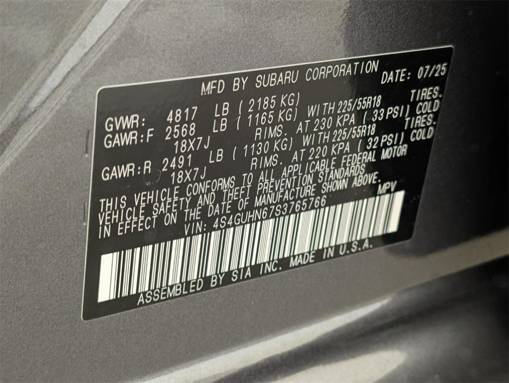 new 2025 Subaru Crosstrek car, priced at $37,035
