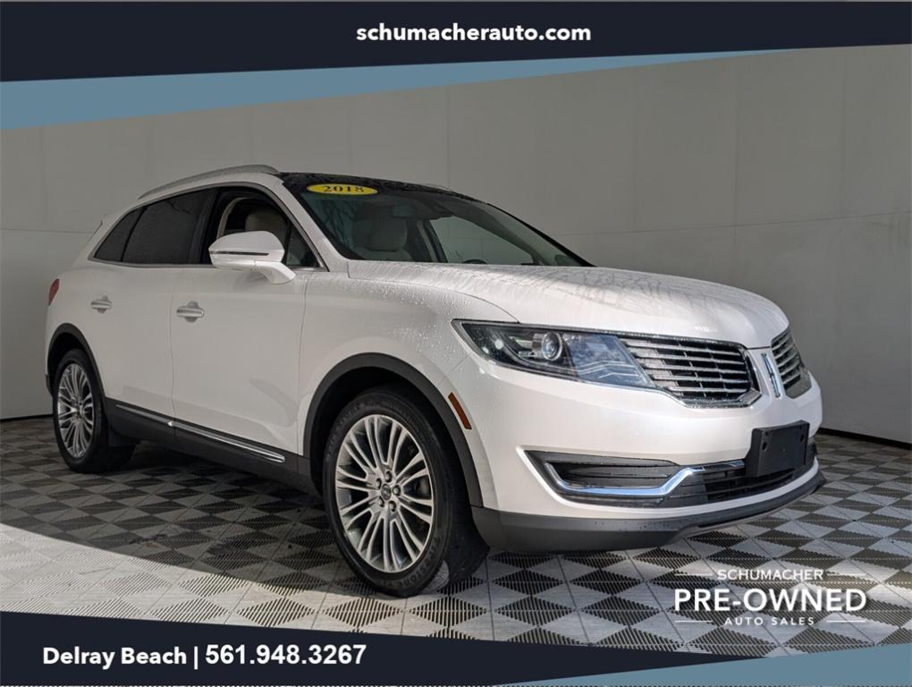 used 2018 Lincoln MKX car, priced at $19,500