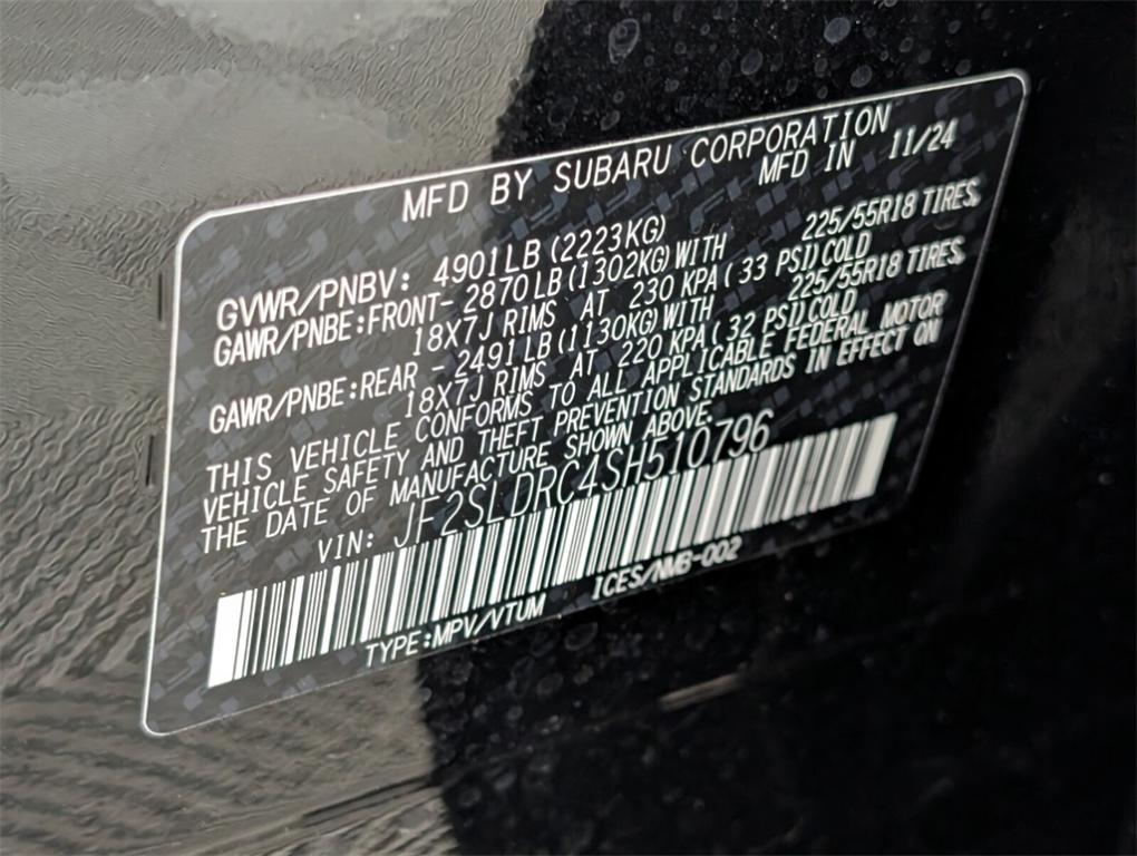used 2025 Subaru Forester car, priced at $35,500