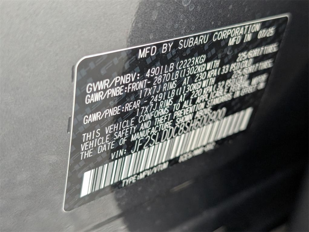 new 2025 Subaru Forester car, priced at $37,118