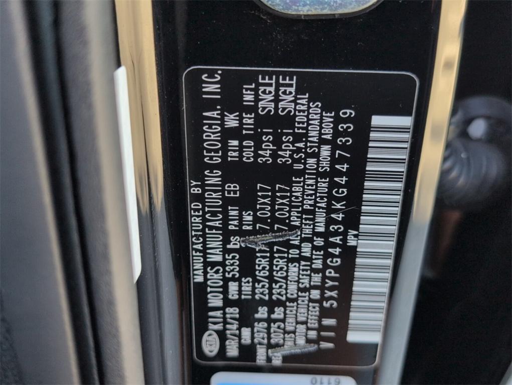 used 2019 Kia Sorento car, priced at $13,000