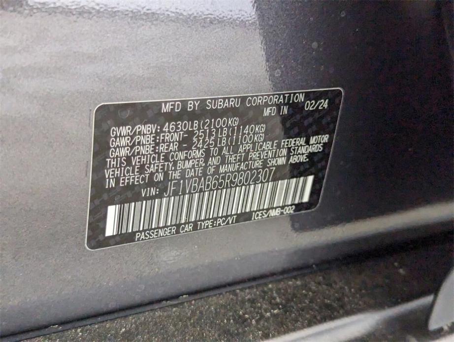 new 2024 Subaru WRX car, priced at $32,610