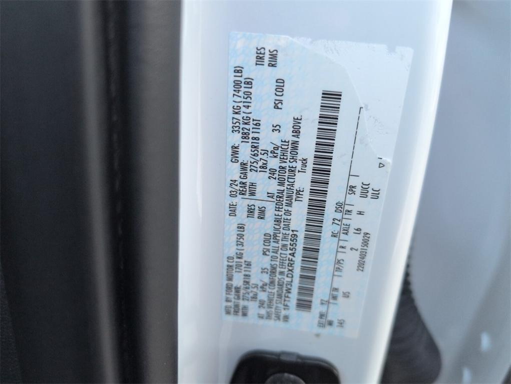 used 2024 Ford F-150 car, priced at $35,698