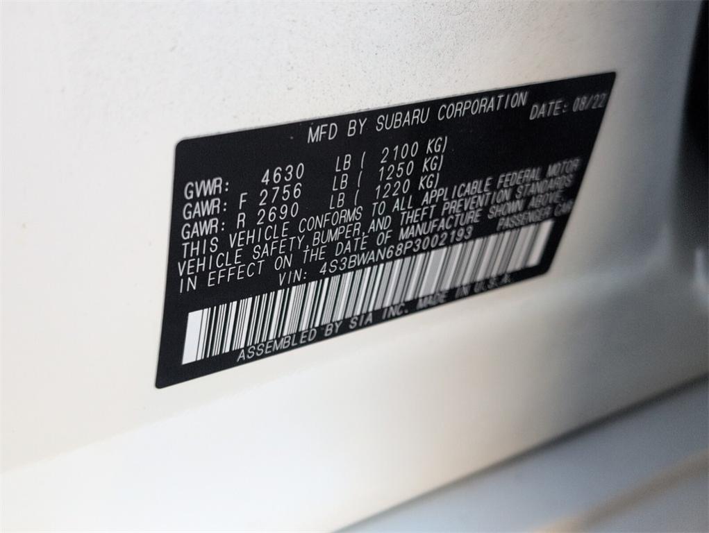 used 2023 Subaru Legacy car, priced at $22,398